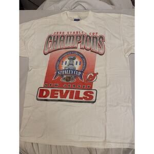Vintage 2000 New Jersey Devils Stanley Cup Champions T-Shirt